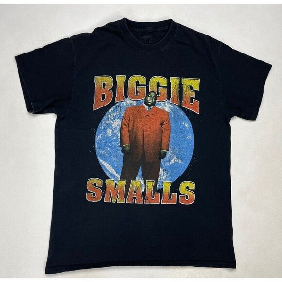 Notorious Biggie Smalls Graphic T-shirt Women Medium Short Sleeve Rap Music - Picture 1 of 5